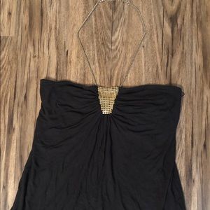 Express Black Halter top size small, like new